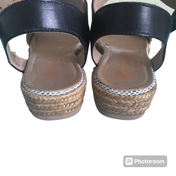 Leather Sandals 2-tone ERIC MICHAEL SZ 38, handmade in Spain - Picture 3 of 8